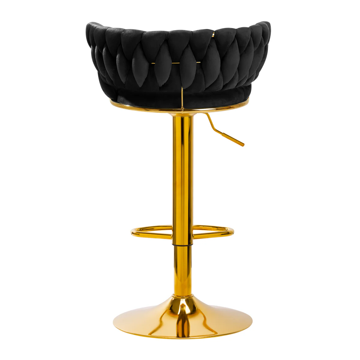4Rico Bar Hocker QS-B313A Black Velvet - Image 7