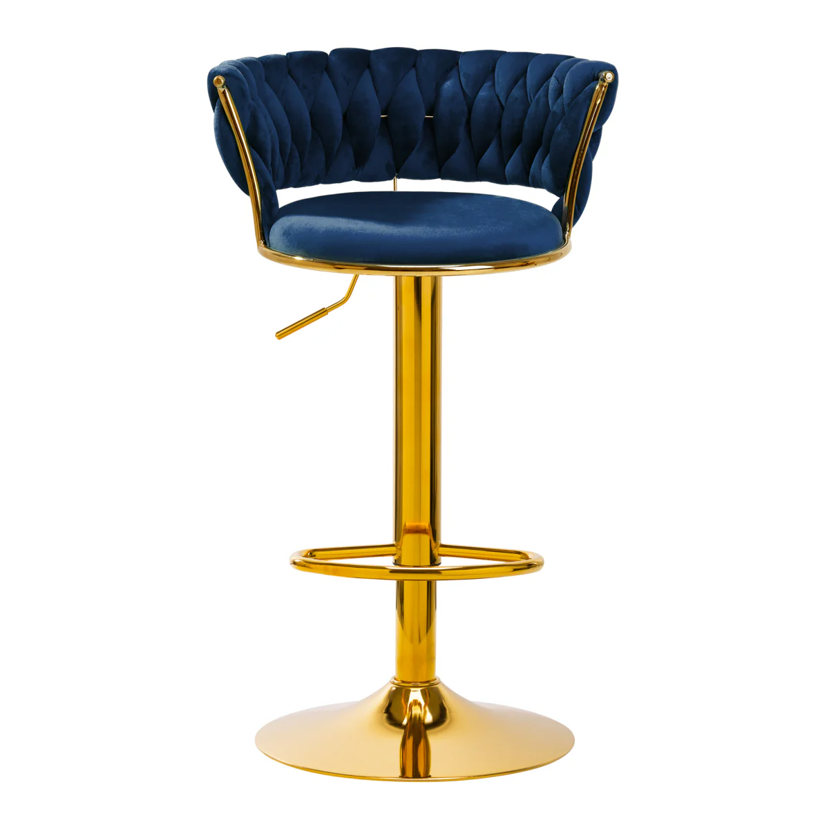 4Rico Bar Hocker QS-B313a navy velvet - Image 8