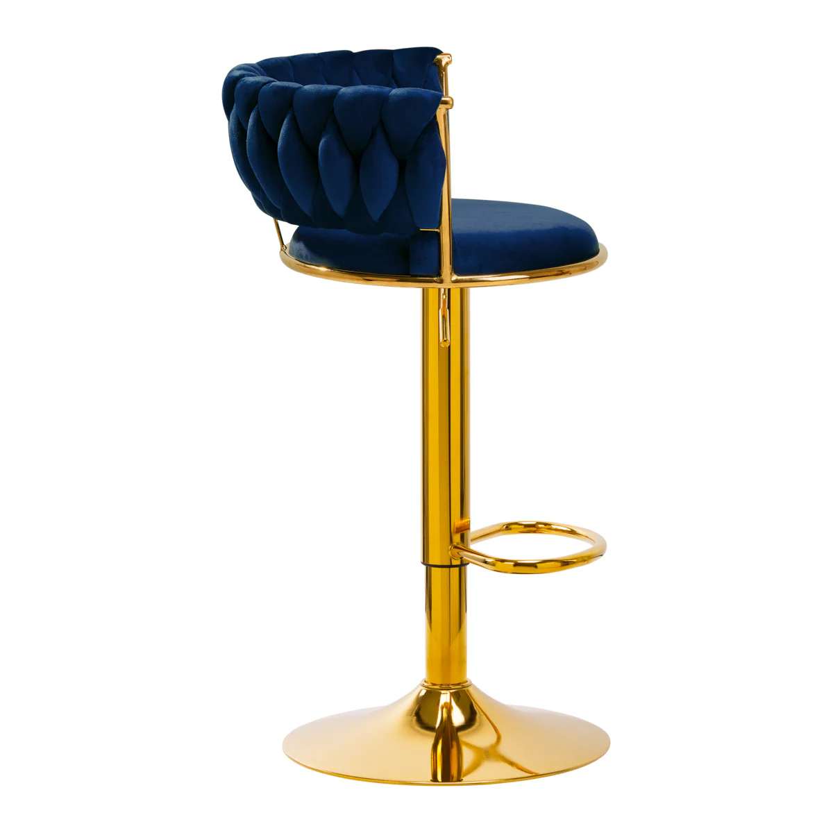 4Rico Bar Hocker QS-B313a navy velvet - Image 9