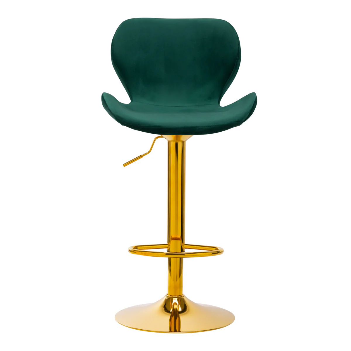 4Rico Bar Stool QS-B15 Velvet Green - Image 5