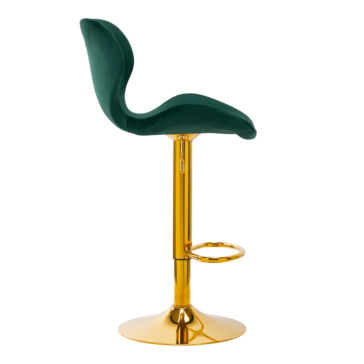 4Rico Bar Stool QS-B15 Velvet Green - Image 6