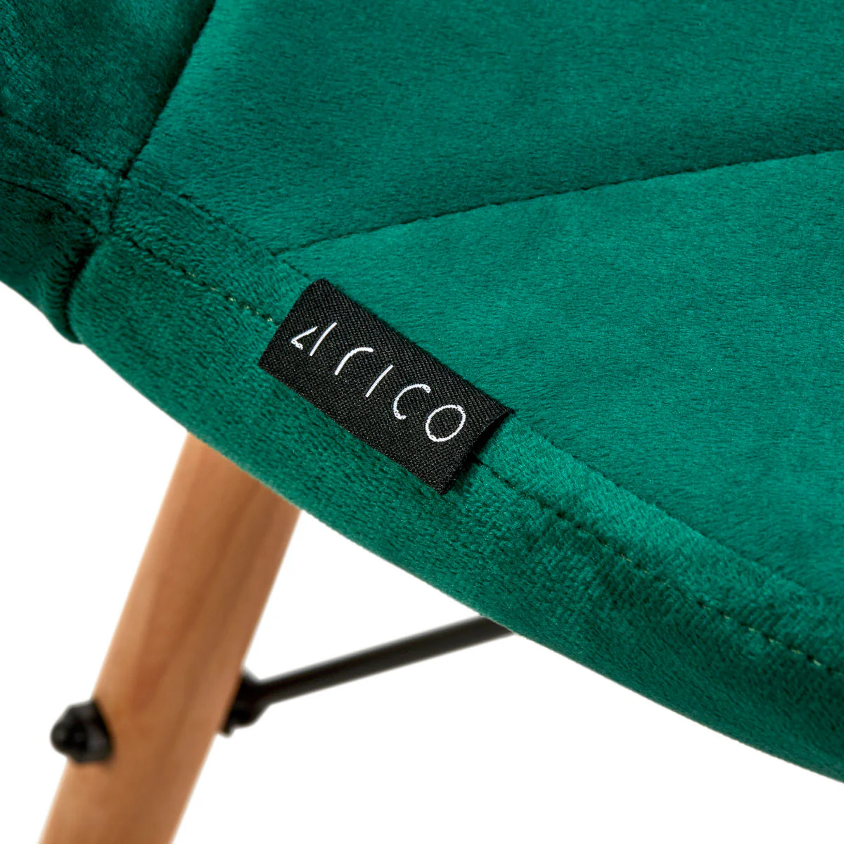 4Rico Cosmetic chair QS-186 green velvet - Image 4