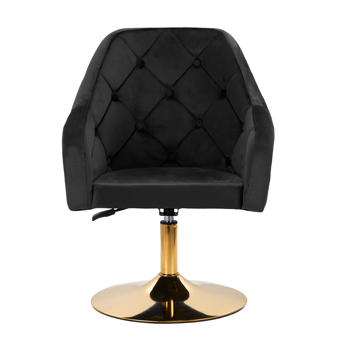 4Rico Swivel Chair QS-BL14G Black - Image 2