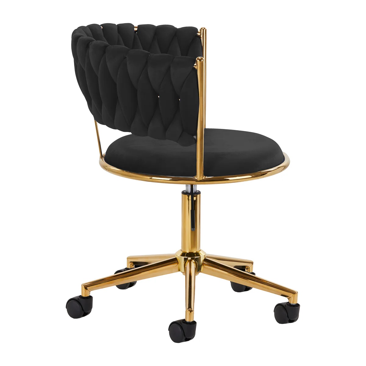4Rico Swivel Chair QS-GW01G Black - Image 4