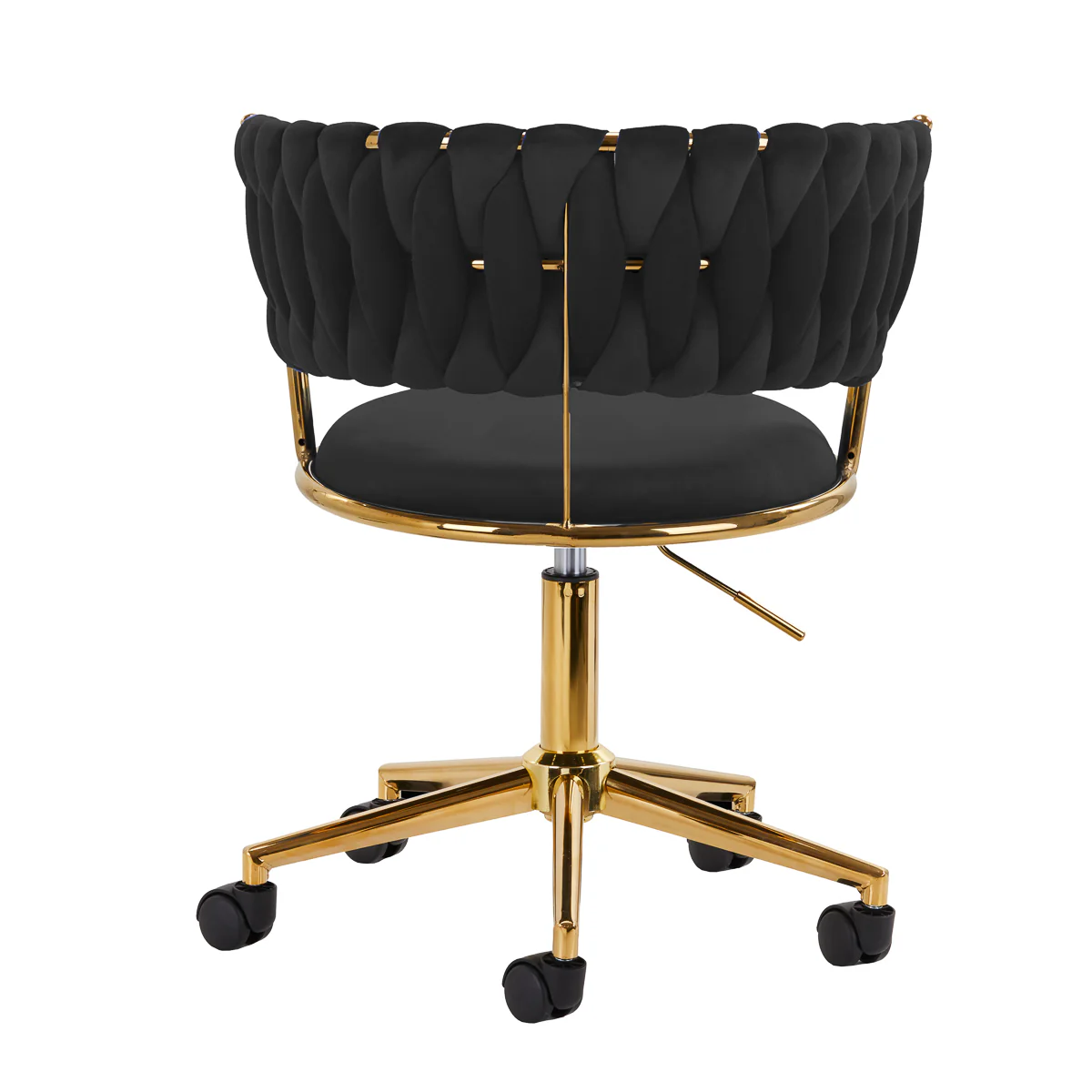 4Rico Swivel Chair QS-GW01G Black - Image 5
