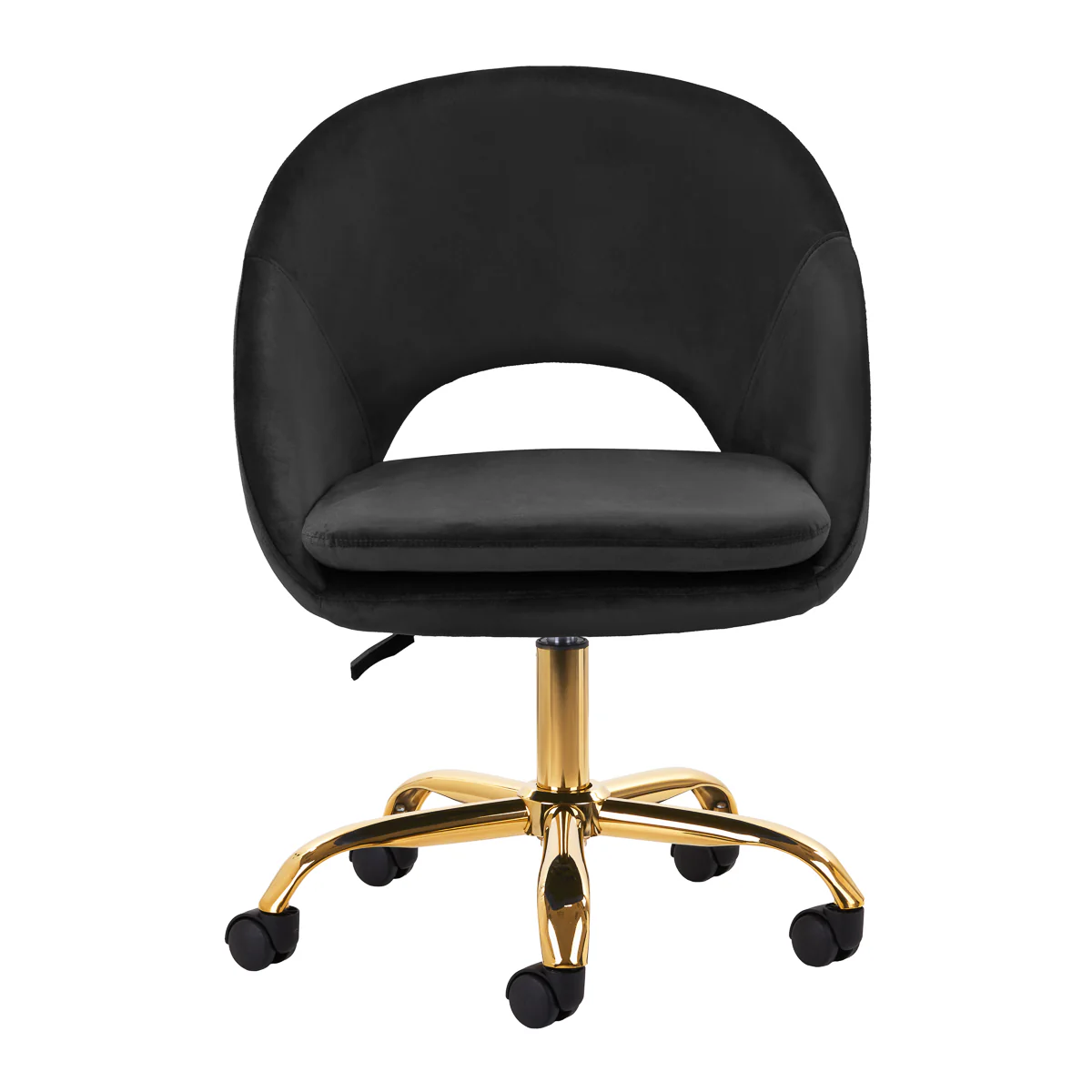 4Rico Swivel Chair QS-MF18G Black - Image 2
