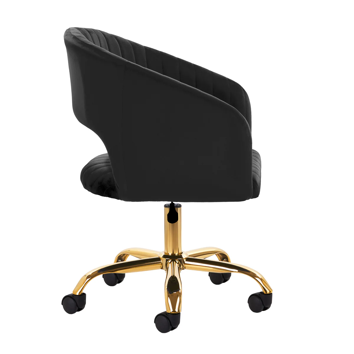 4Rico Swivel Chair QS-OF212G Black - Image 3