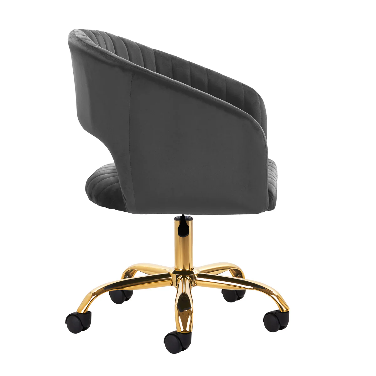 4Rico Swivel Chair QS-OF212G Grey - Image 3