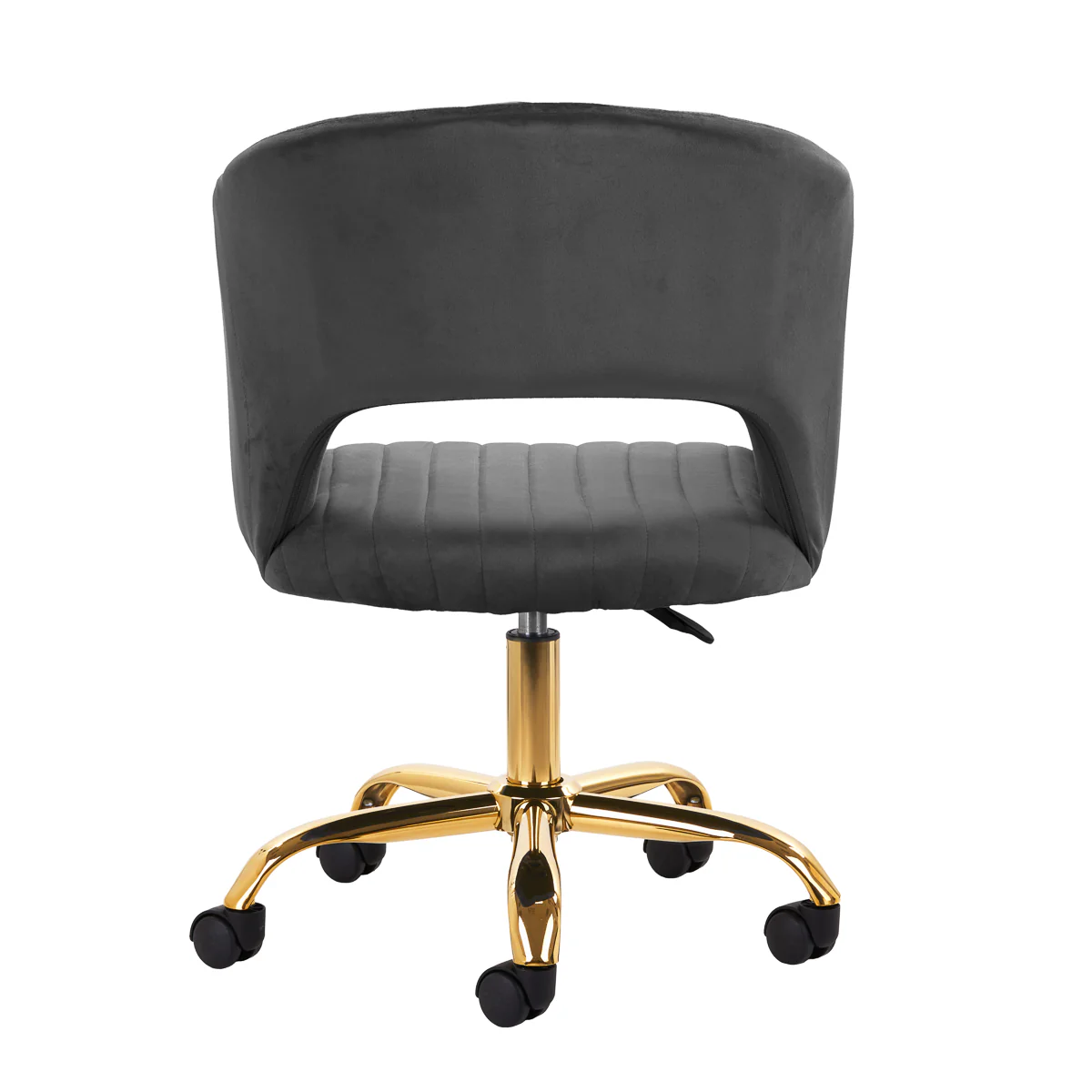 4Rico Swivel Chair QS-OF212G Grey - Image 4