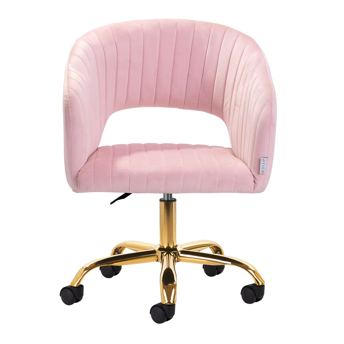 4Rico Swivel Chair QS-OF212G Pink - Image 3