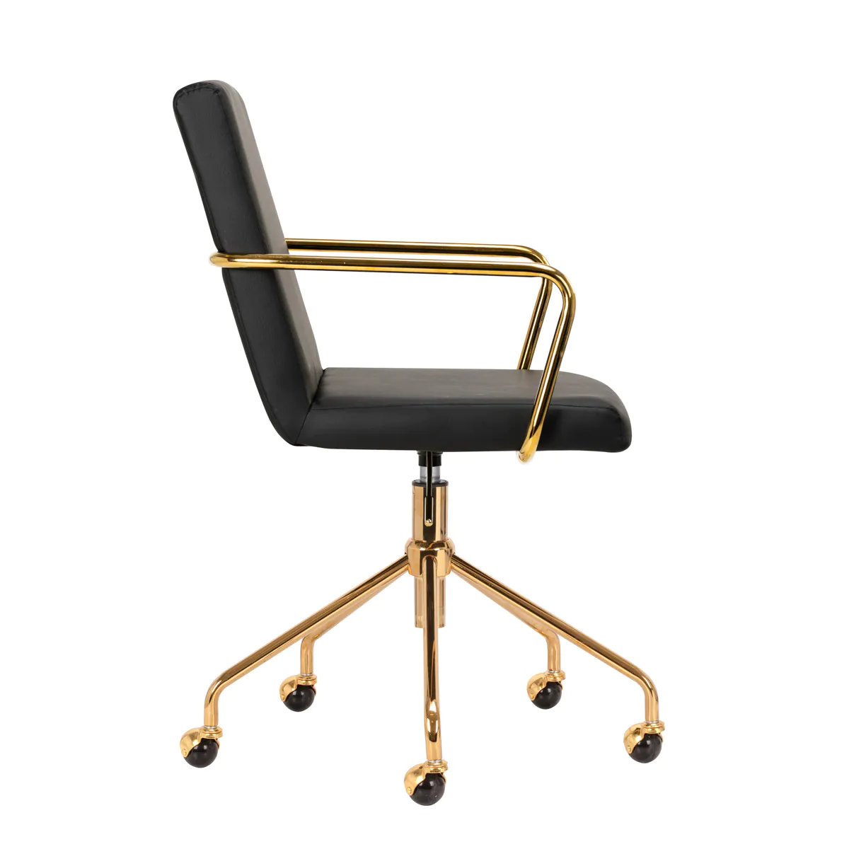 ActiveShop Beauty Chair QS-OF211G Black & Gold - Image 3