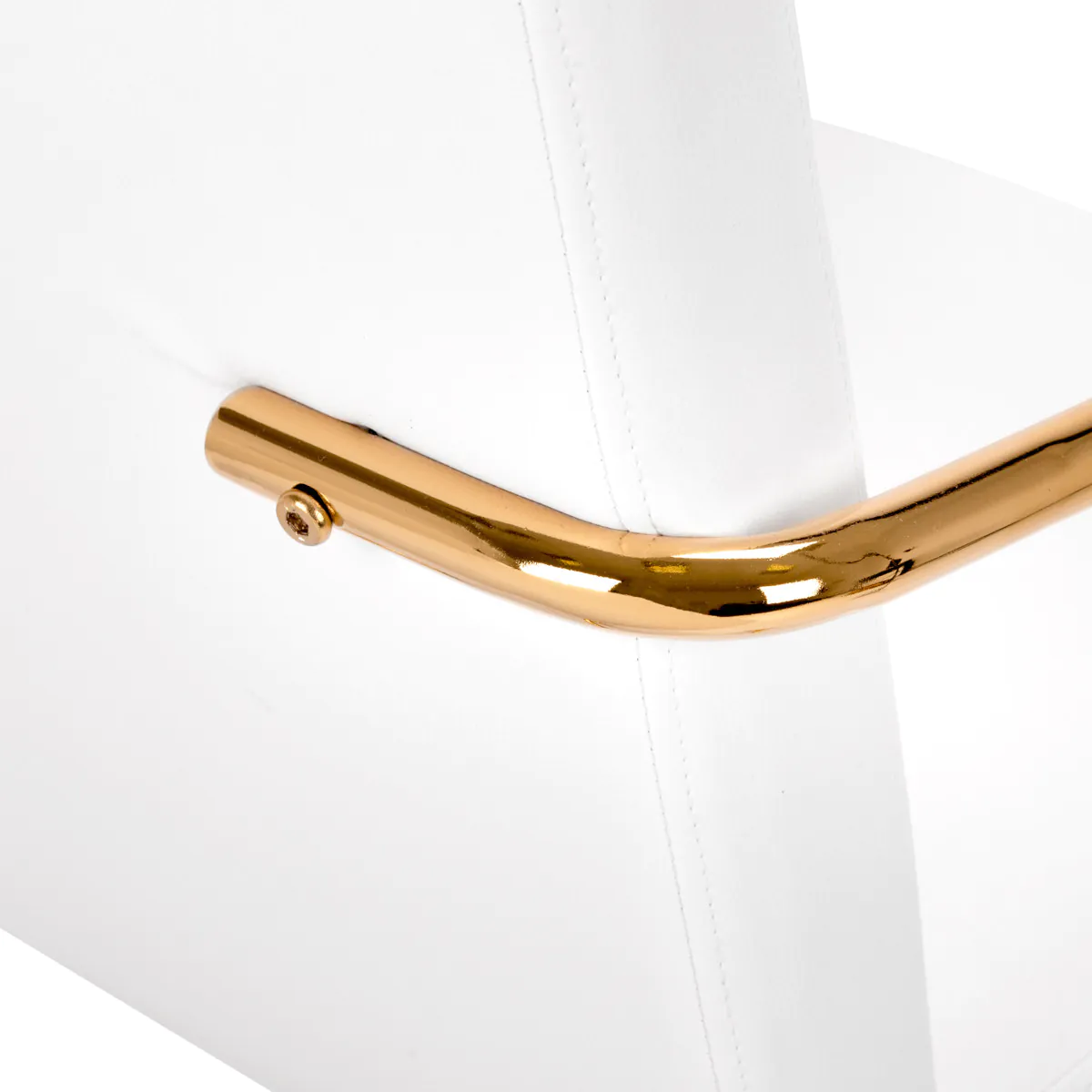 ActiveShop Beauty Chair QS-OF211G White & Gold - Image 8