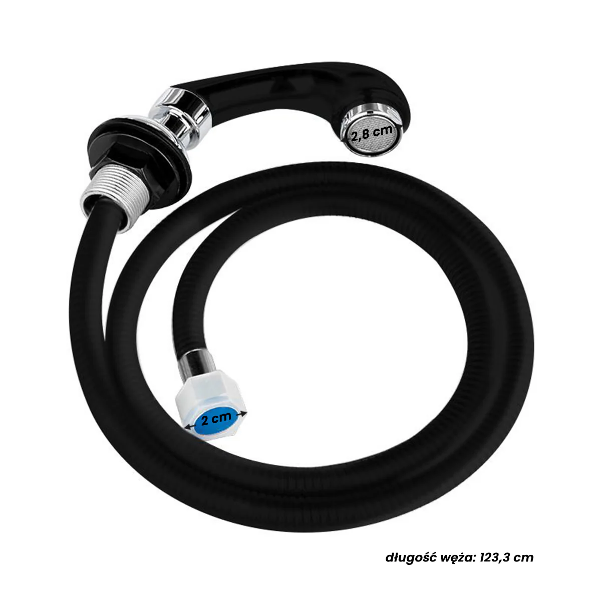 ActiveShop Black Hand Shower for Hairdressing Wash - Image 2