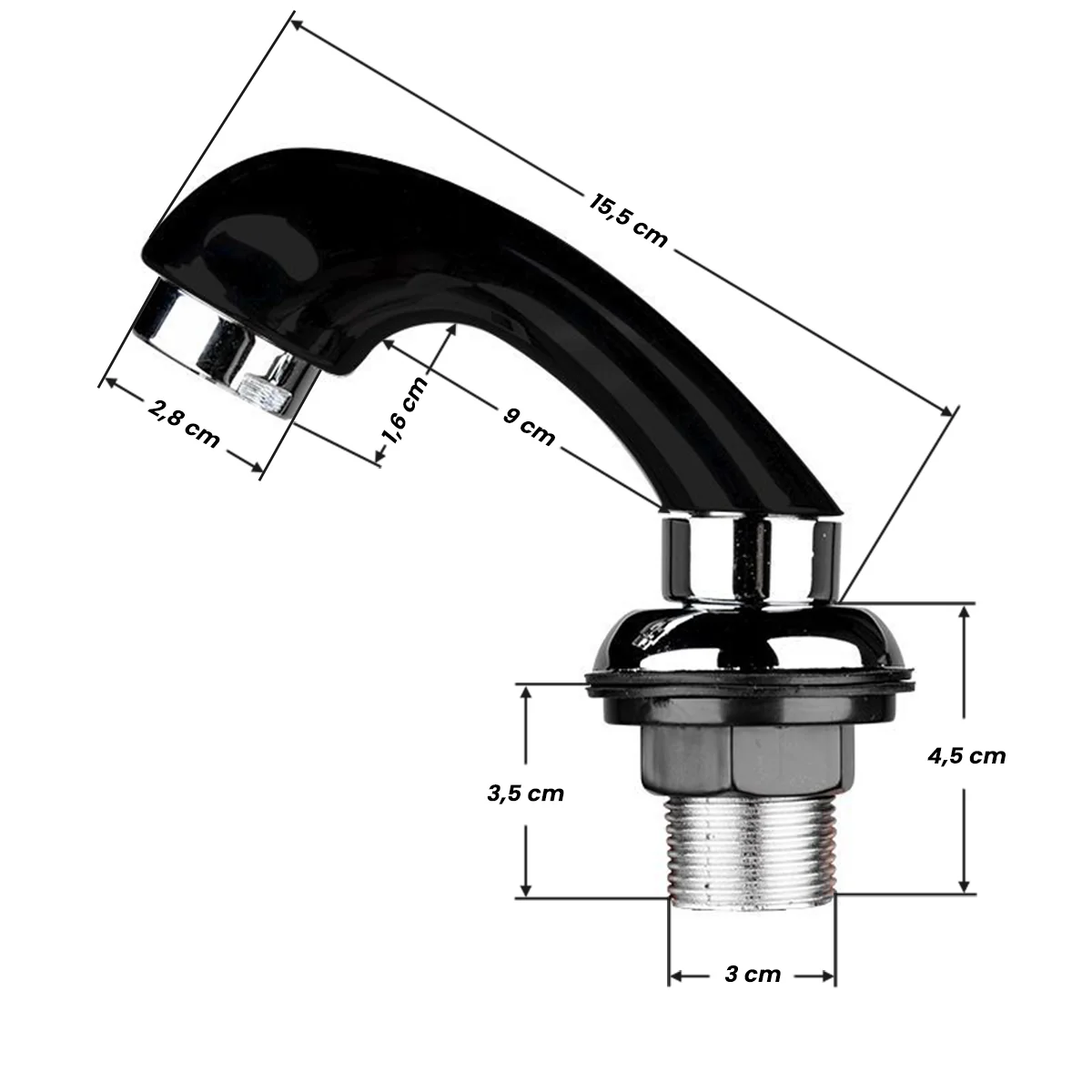 ActiveShop Black Hand Shower for Hairdressing Wash - Image 3