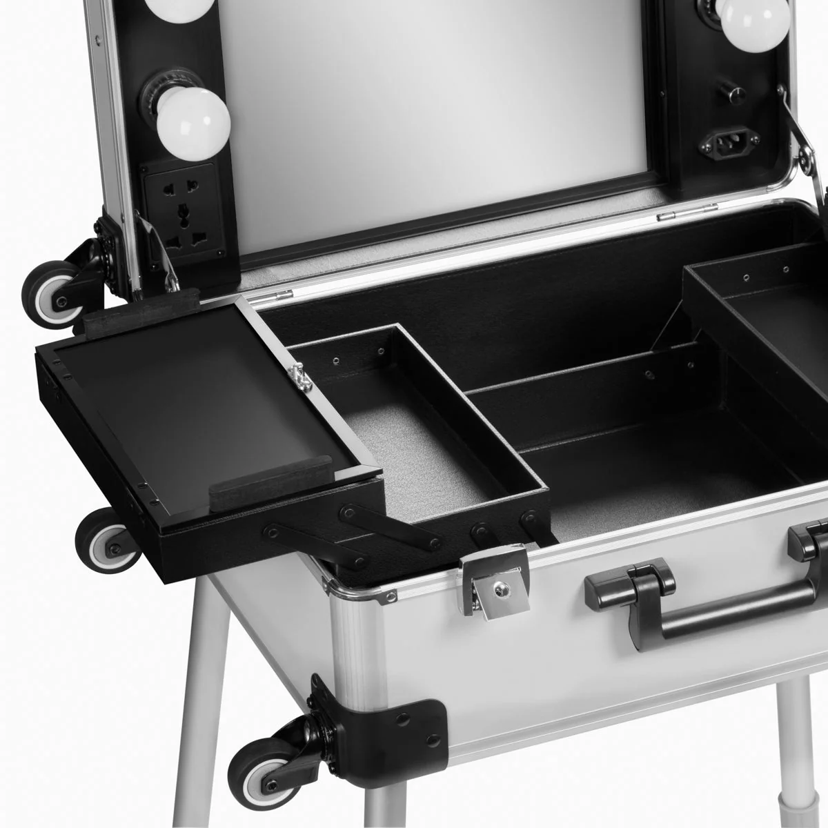ActiveShop Case Portable Makeup Stand T-27 Silver - Image 5