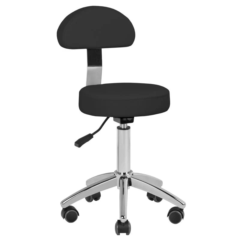 ActiveShop Cosmetic Chair AM-304 Black & Silver