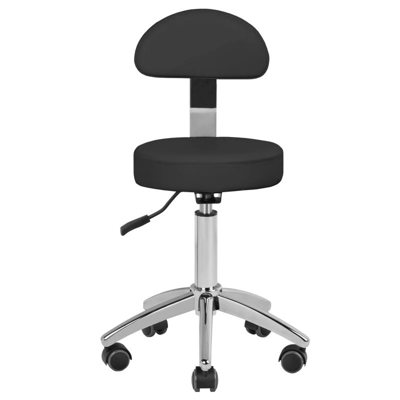 ActiveShop Cosmetic Chair AM-304 Black & Silver - Image 4