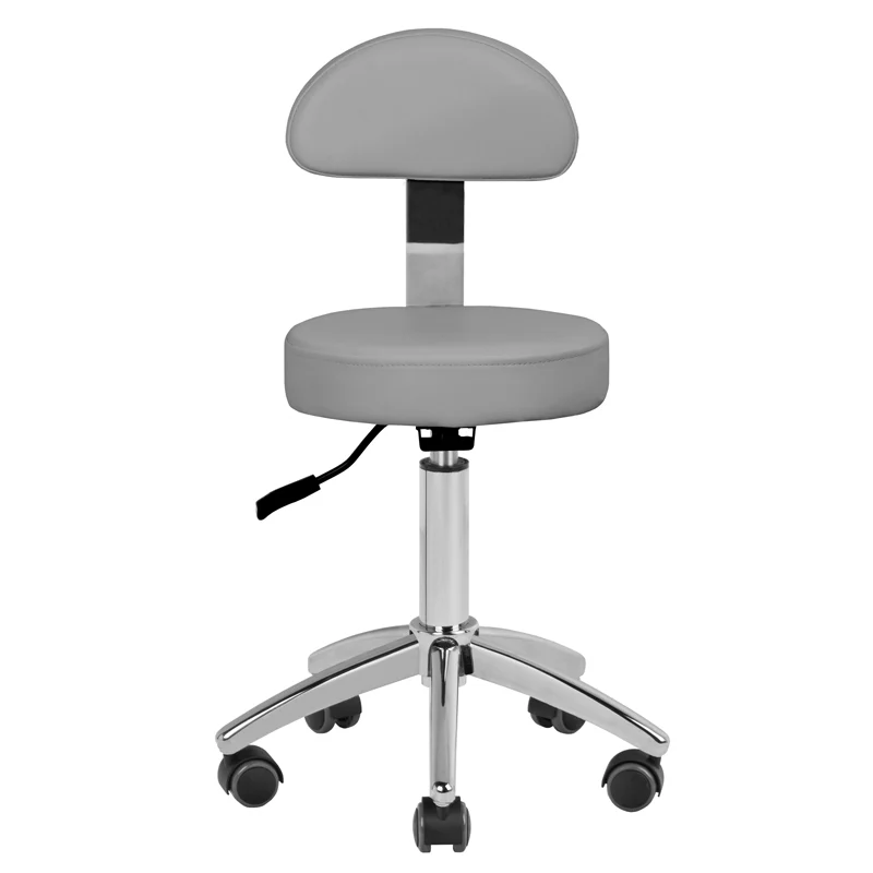 ActiveShop Cosmetic Chair AM-304 Gray & Silver - Image 3