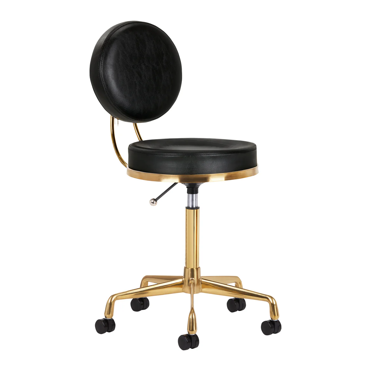 ActiveShop Cosmetic Chair H5 Black Gold