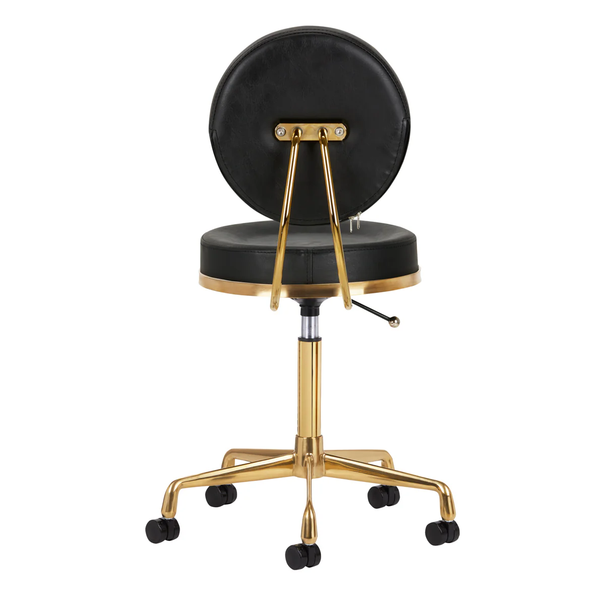 ActiveShop Cosmetic Chair H5 Black Gold - Image 5