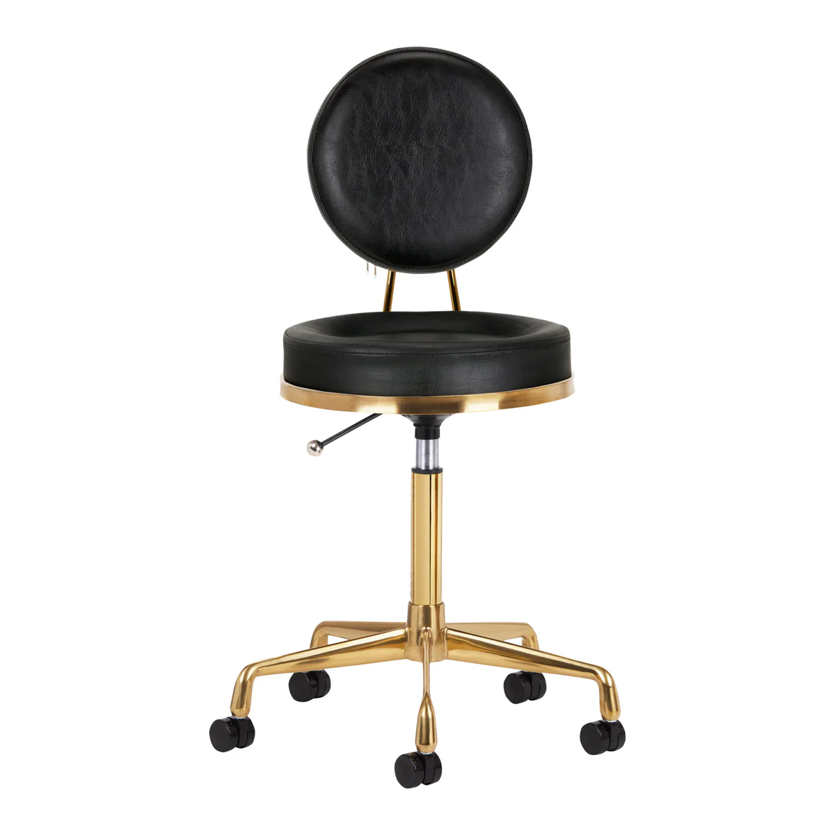 ActiveShop Cosmetic Chair H5 Black Gold - Image 6