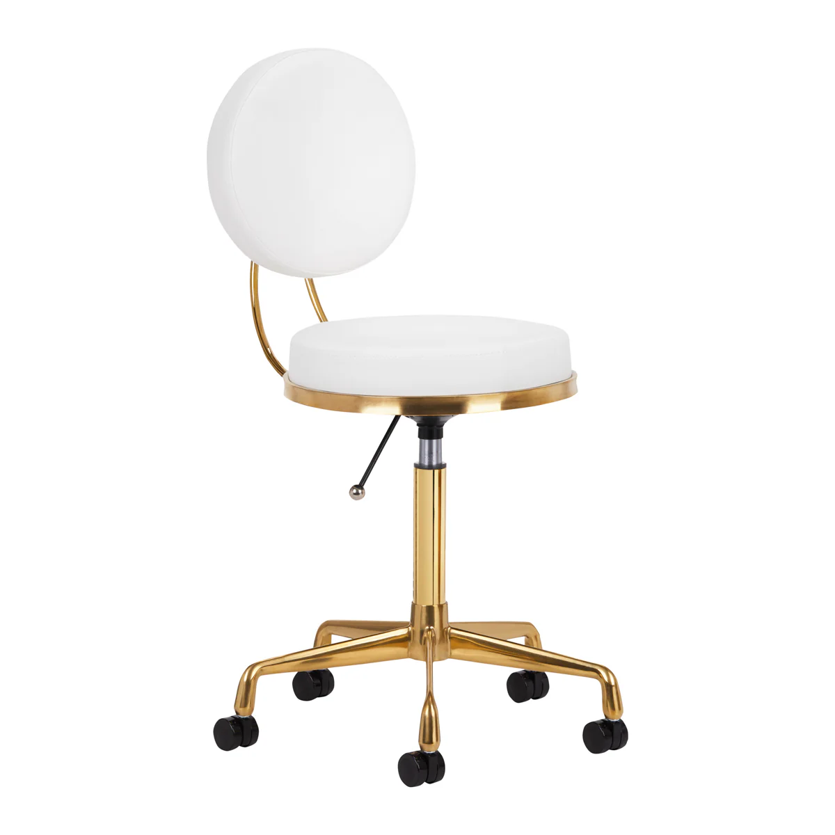 ActiveShop Cosmetic Chair H5 White Gold