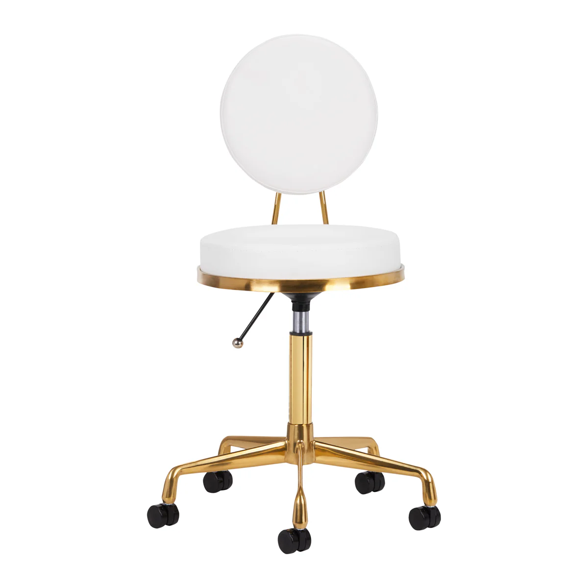 ActiveShop Cosmetic Chair H5 White Gold - Image 5