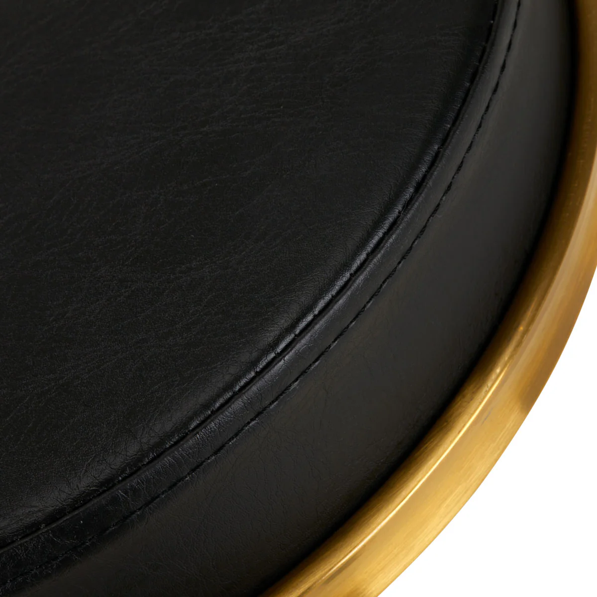 ActiveShop Cosmetic Stool H4 Black & Gold - Image 3
