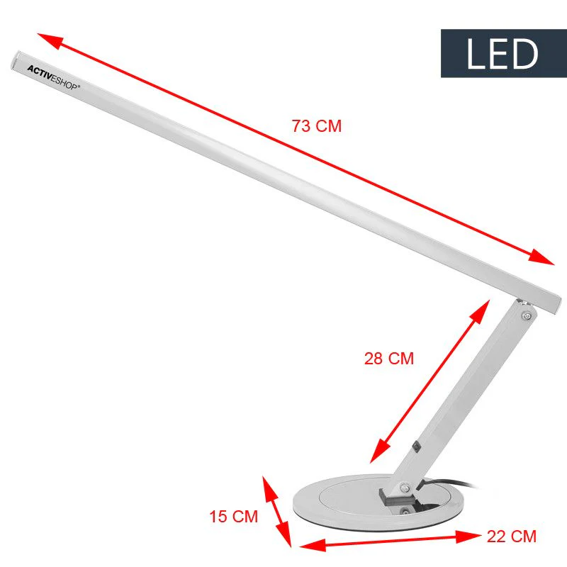 ActiveShop Desk Led Lamp Slim Aluminum - Image 4