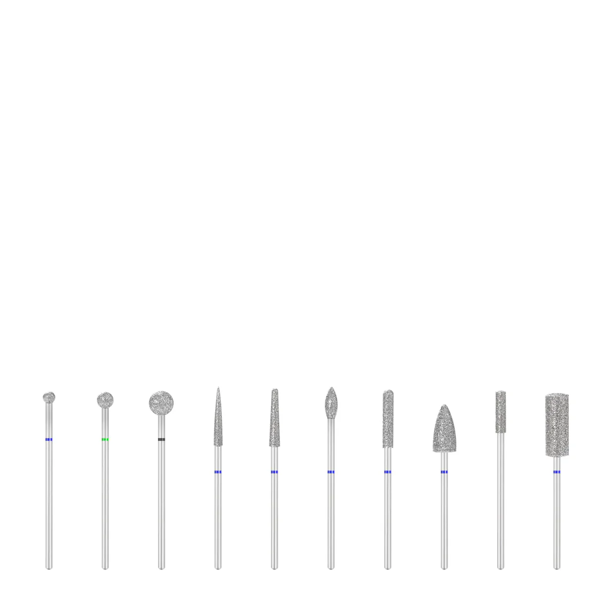 Activeshop Diamond Nail Drill Bits Set 10Pcs - Image 2