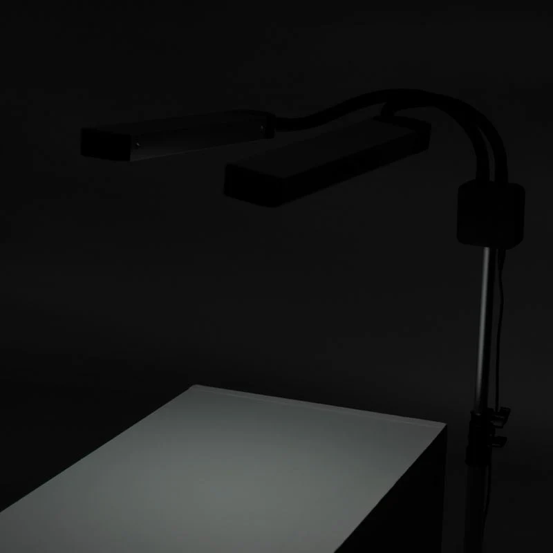 ActiveShop Eyelashes & Makeup LED Lamp Polluks II Black & Silver MSP-lD01 - Image 13