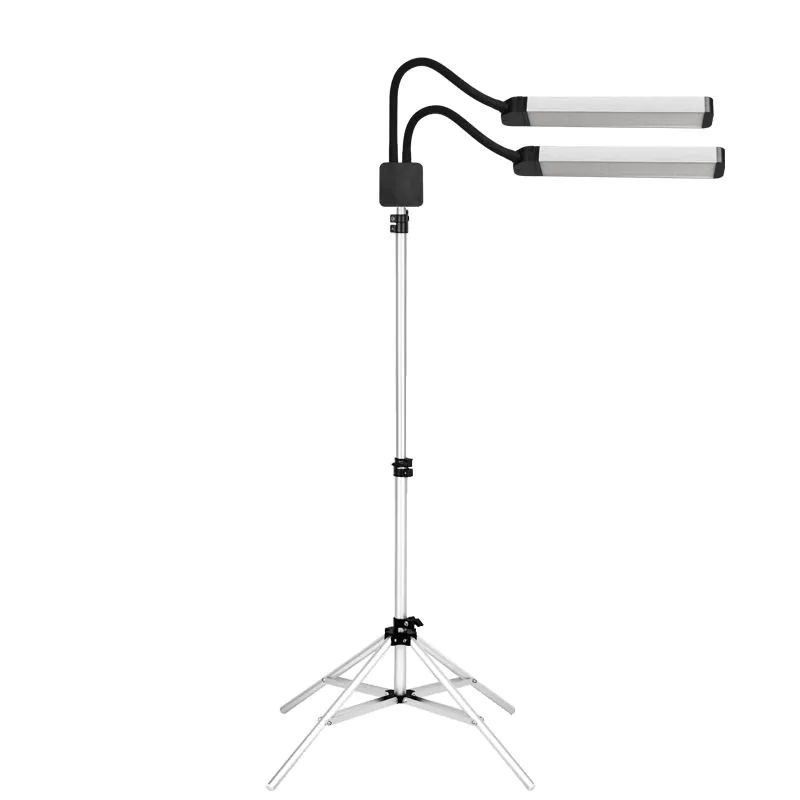 ActiveShop Eyelashes & Makeup LED Lamp Polluks II Black & Silver MSP-lD01 - Image 5