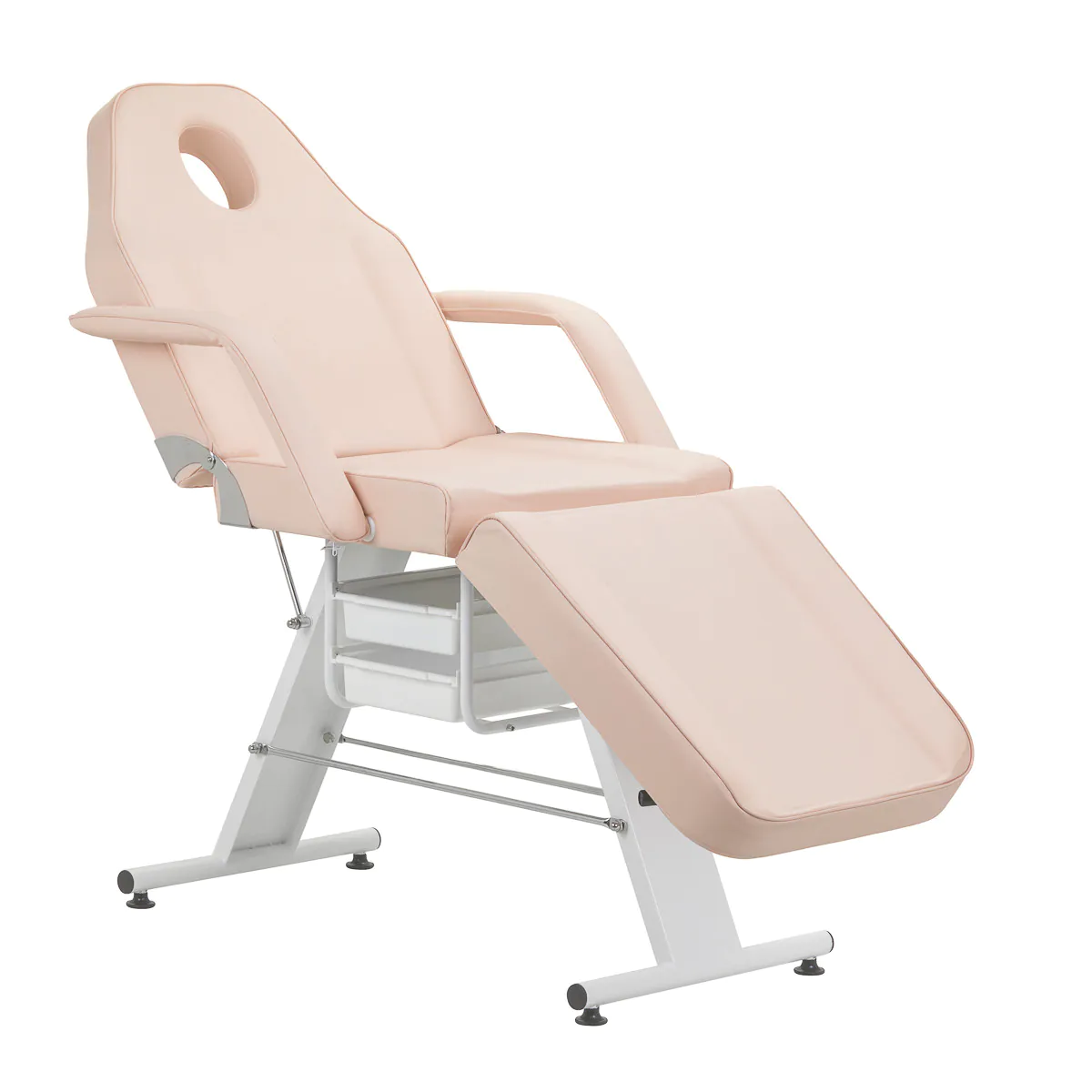 ActiveShop Hydraulic Cosmetic Chair Basic 202 with Trays Pink - Image 3