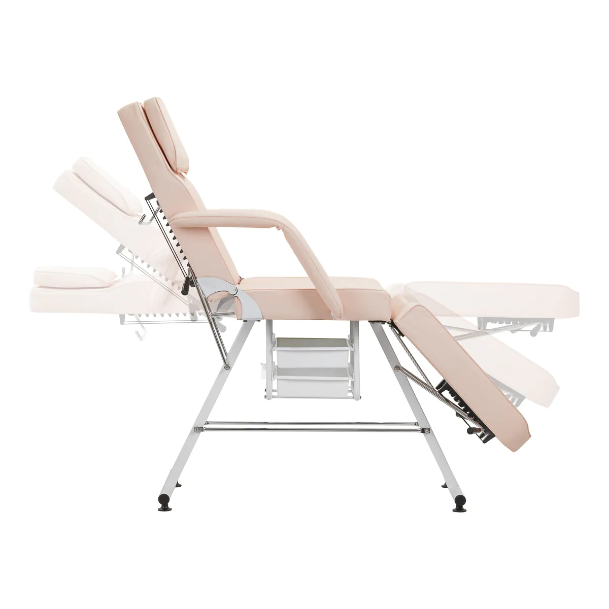 ActiveShop Hydraulic Cosmetic Chair Basic 202 with Trays Pink - Image 7
