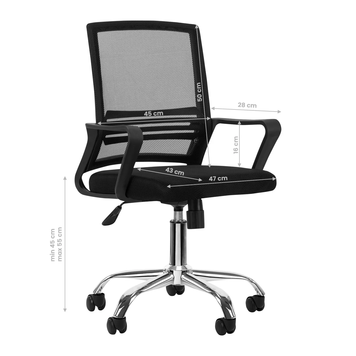 ActiveShop Office / Manicure Chair QS-03 Black - Image 2
