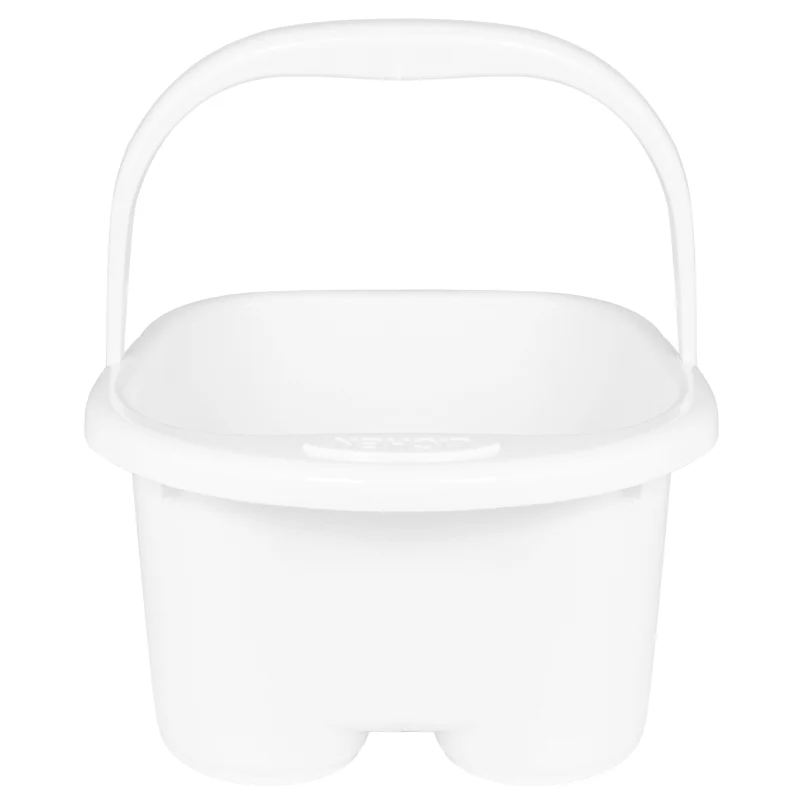 ActiveShop Plastic Pedicure Bowl with Handle White - Image 2