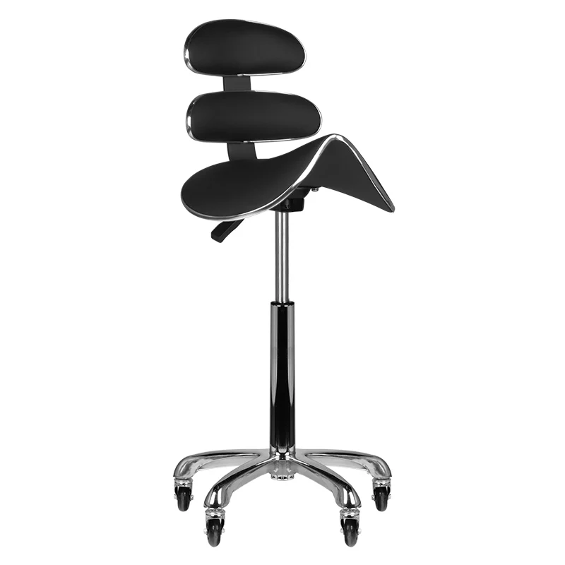 ActiveShop Roll Speed AM-880 High Cosmetic Stool Black - Image 3