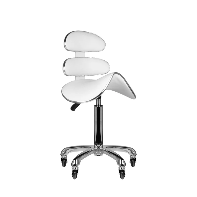 ActiveShop Roll Speed AM-880 High Cosmetic Stool White