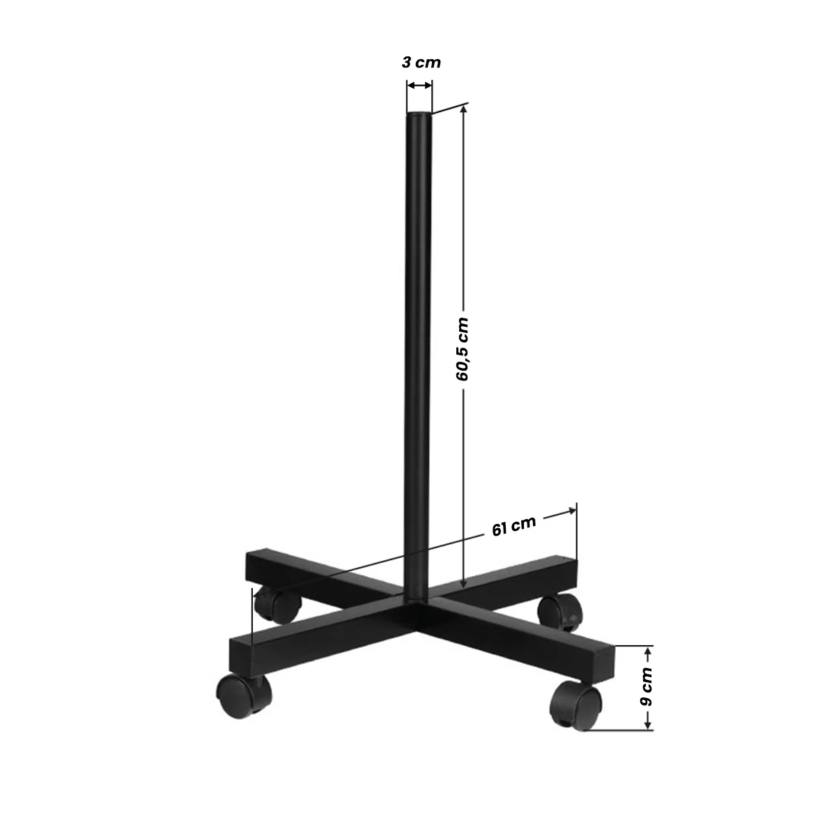 ActiveShop S4 5 Diopter Magnifying Lamp with Tripod Black - Image 3