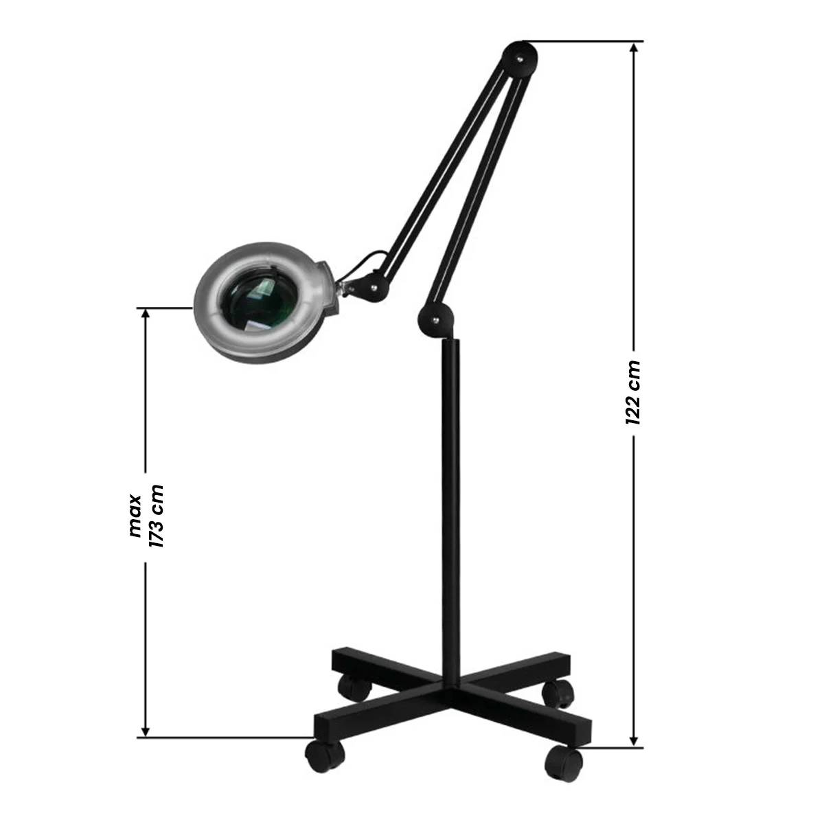 ActiveShop S4 5 Diopter Magnifying Lamp with Tripod Black - Image 6