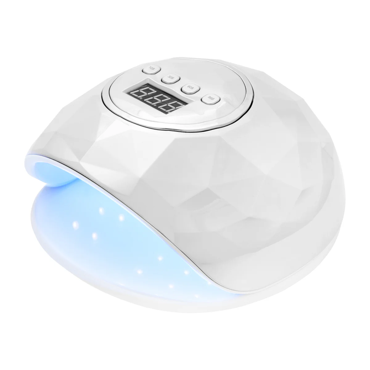 ActiveShop Shiny Powerful 86W White Silver UV / LED Lamp