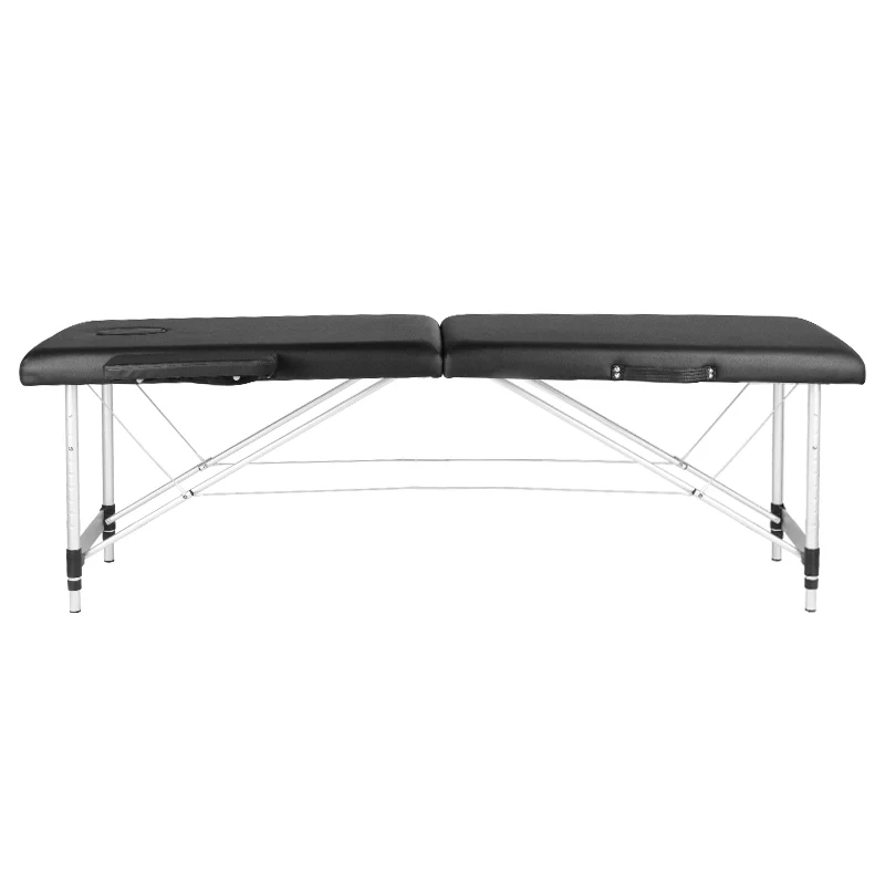 ActivFizjo Aluminum Folding Massage Table Comfort 2 Segments Black & Silver - Image 7