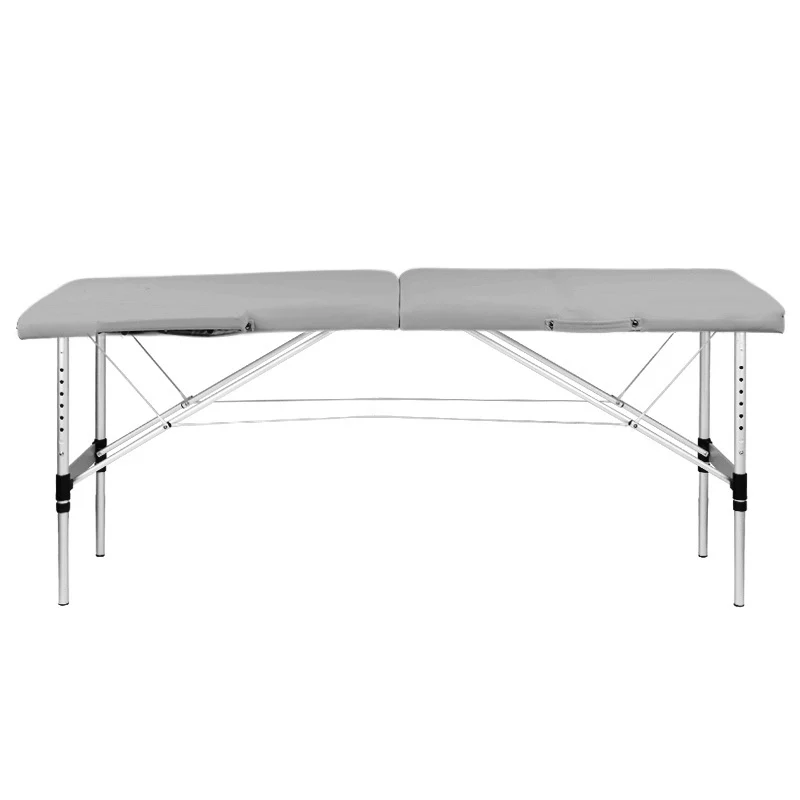 ActivFizjo Aluminum Folding Massage Table Comfort 2 Segments Gray & Silver - Image 5