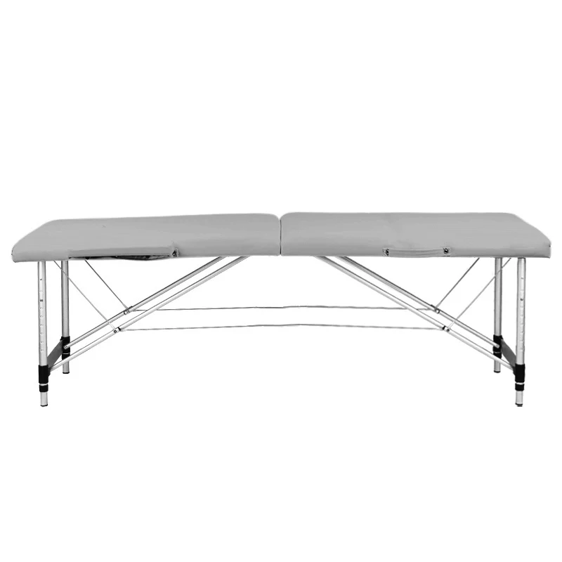 ActivFizjo Aluminum Folding Massage Table Comfort 2 Segments Gray & Silver - Image 6