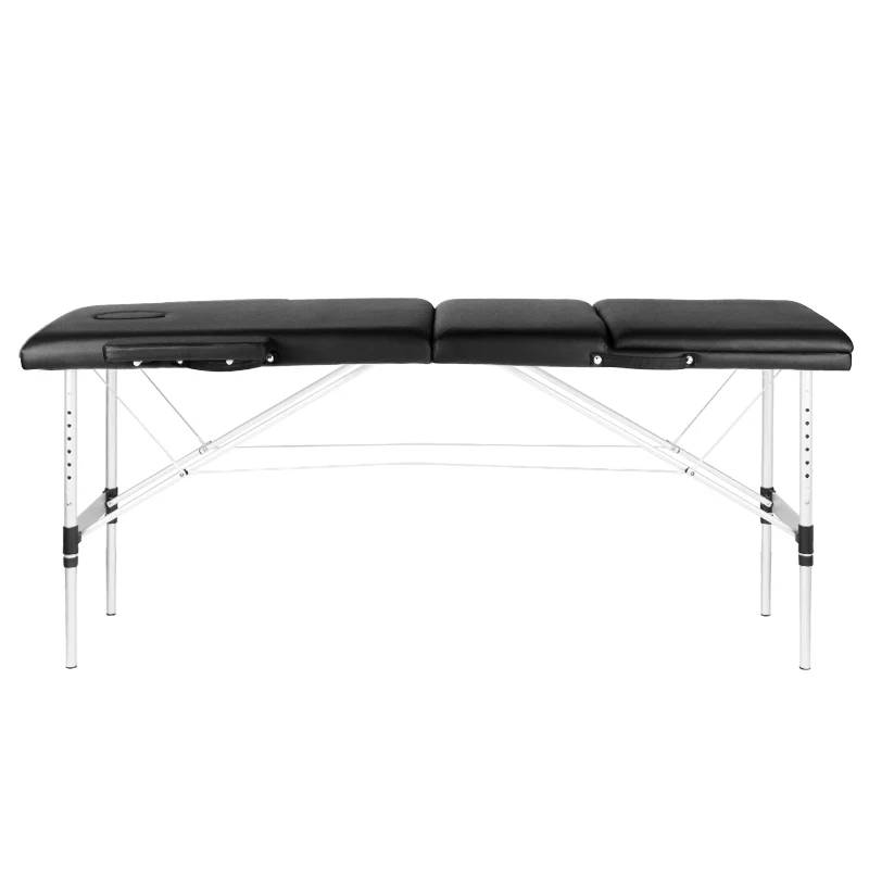 ActivFizjo Aluminum Folding Massage Table Comfort 3 Segments Black & Silver - Image 6