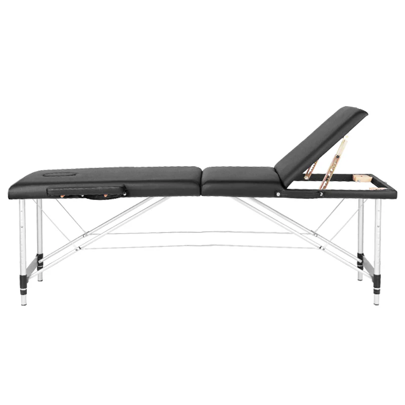ActivFizjo Aluminum Folding Massage Table Comfort 3 Segments Black & Silver - Image 7