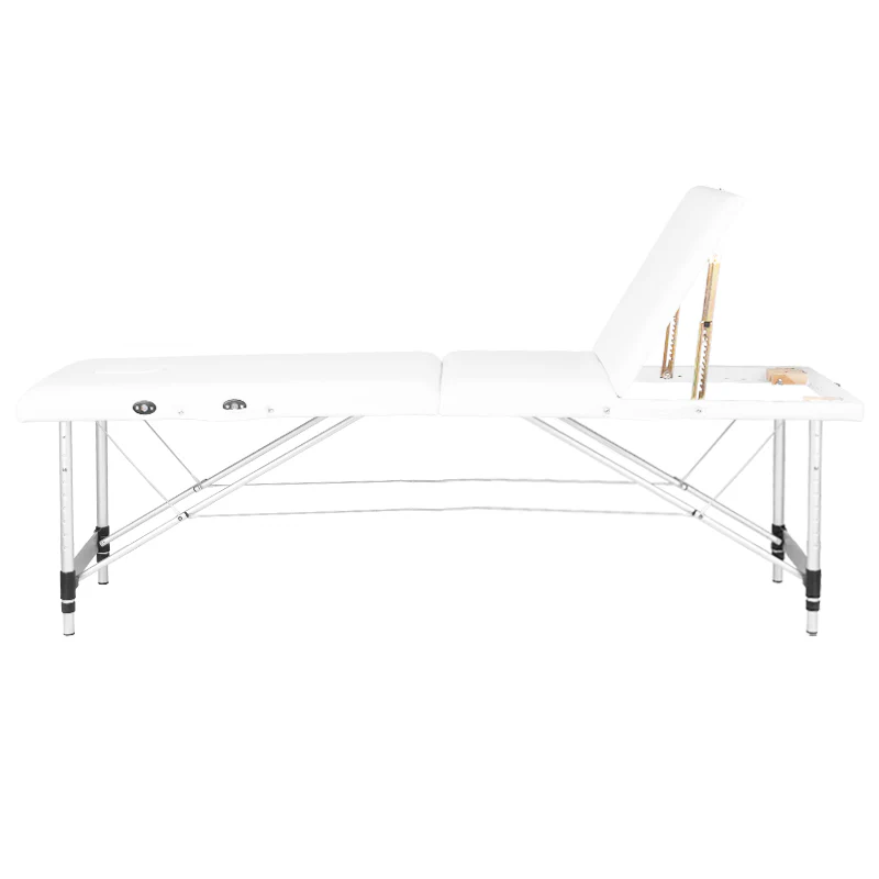 ActivFizjo Aluminum Folding Massage Table Comfort 3 Segments White & Silver - Image 7