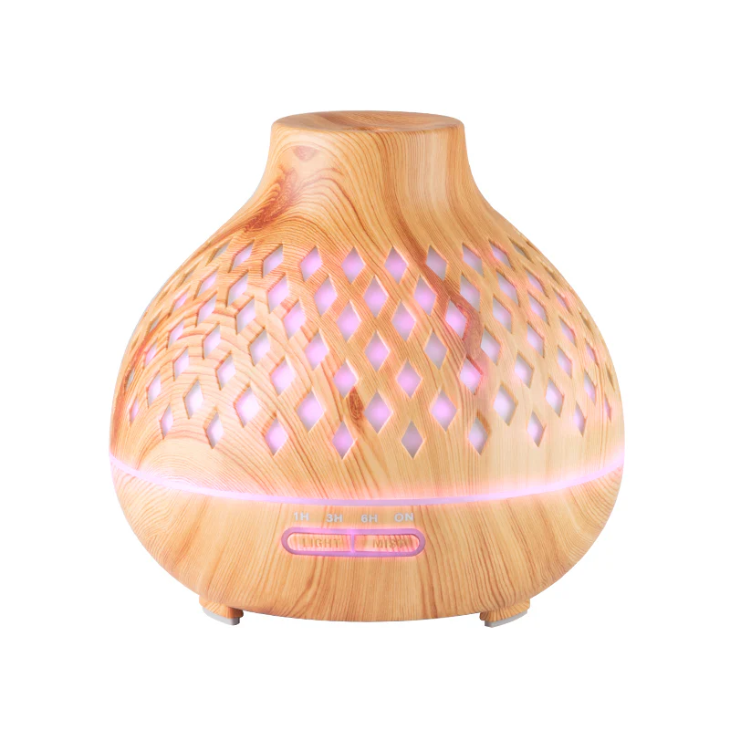 Aroma Diffuser Spa Air Humidifier 10 Light Wood 400ml + Timer - Image 3