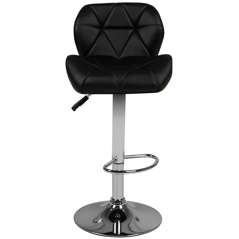 ACTIVESHOP Bar stool m01 quilted adjustable black - Image 3