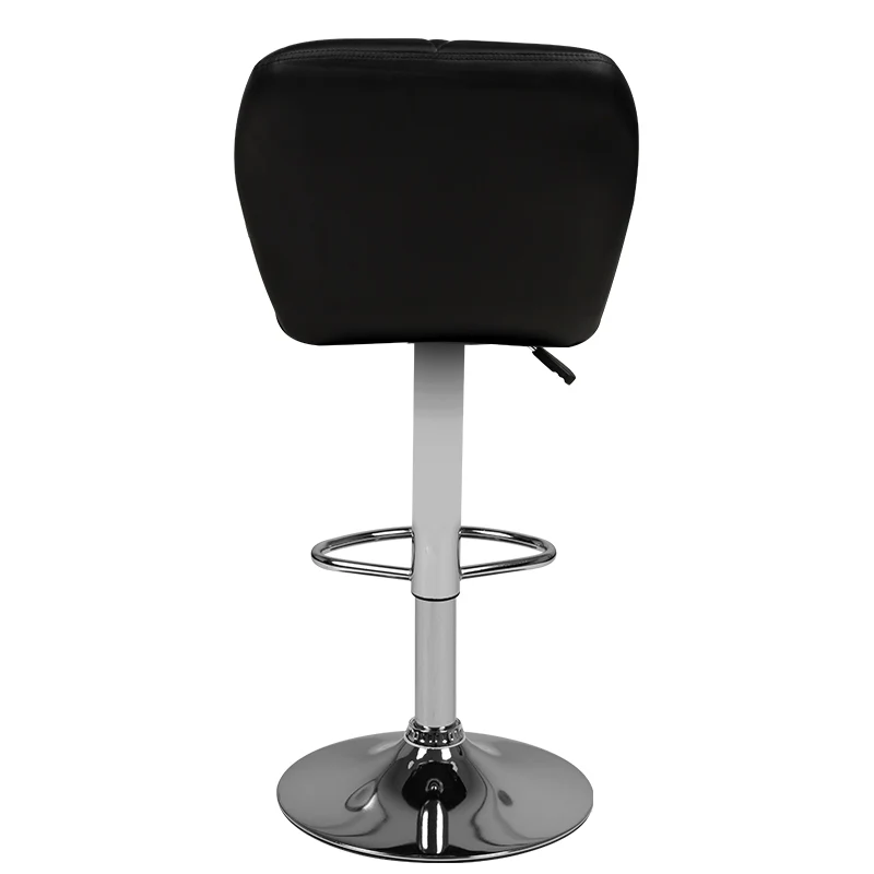 ActiveShop Reception Bar Stool M06 Quilted Adjustable Black - Image 5